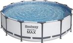 Bestway Steel Pro Max 549x122 cm grijs - Opzetzwembad met..., Tuin en Terras, Zwembaden, Ophalen of Verzenden, Nieuw