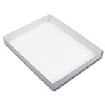 Bakvorm Plaatcake Wit 37x28,5x4,5cm, Hobby en Vrije tijd, Taarten en Cupcakes maken, Verzenden, Nieuw