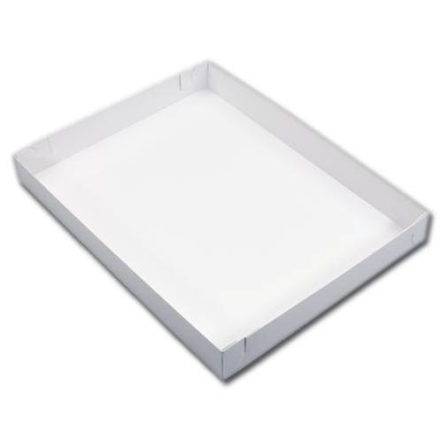 Bakvorm Plaatcake Wit 37x28,5x4,5cm, Hobby en Vrije tijd, Taarten en Cupcakes maken, Nieuw, Verzenden