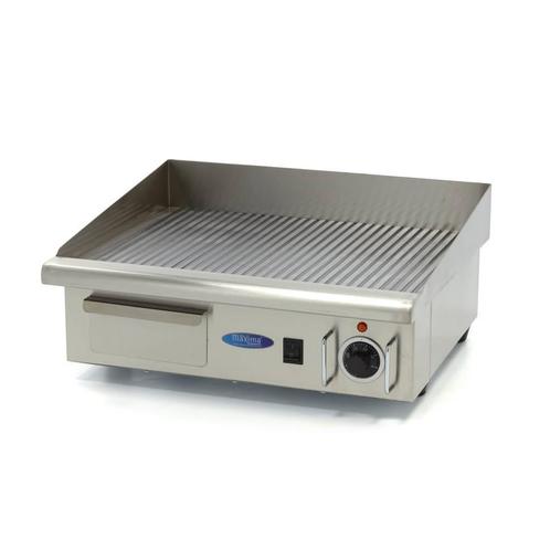 Grillplaat - Gegroefd - 55 cm - incl. Opvangbak, Witgoed en Apparatuur, Grillplaten, Tafelgrill, Nieuw, Verzenden