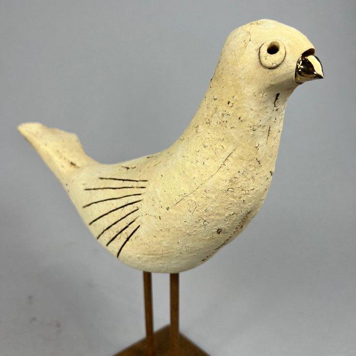 Ewa Budzowska - The bird- big- (with 24carat gold), Antiek en Kunst, Kunst | Designobjecten