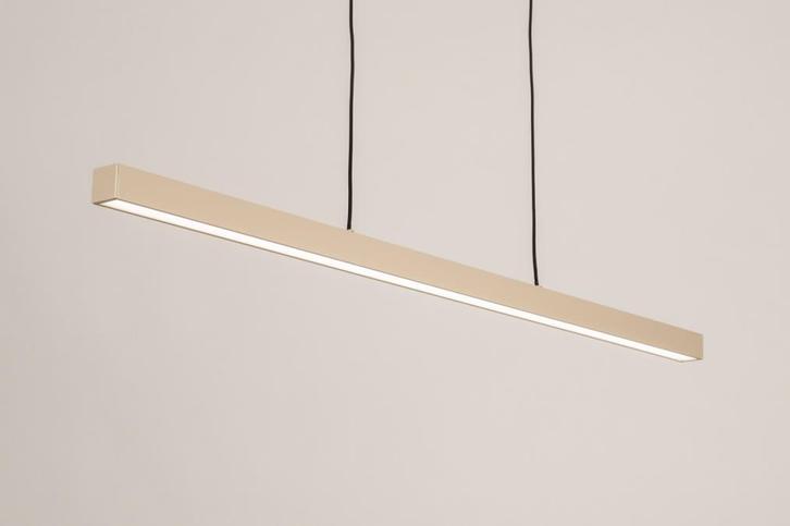 Rietveld Hanglampen - Beige - Metaal, Huis en Inrichting, Lampen | Hanglampen, Verzenden