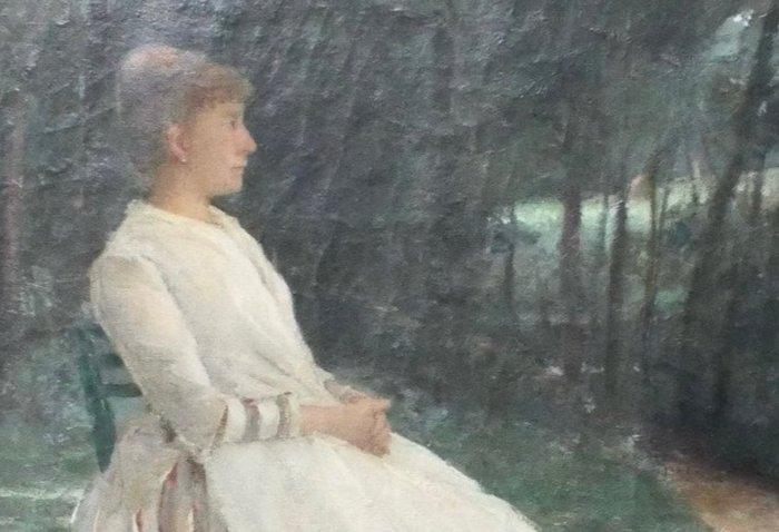 Émile Bastien Lepage (1854-1938) - Les saules, Antiek en Kunst, Kunst | Schilderijen | Klassiek