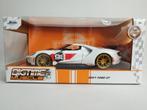 Jada Toys 1:24 Ford GT White Red, Ophalen of Verzenden, Nieuw, Auto, Jada