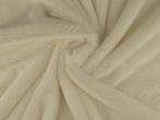 Kortharig bont stof – Wit, 200 cm of meer, Nieuw, Polyester, Ophalen of Verzenden