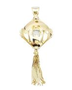 Hanger - 18 karaat Geel goud, Witgoud - 5.50ct. tw. Topaas, Sieraden, Tassen en Uiterlijk, Antieke sieraden