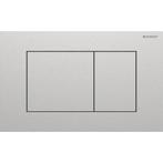 Geberit Drukplaat Sigma 40, 2-toets Square RVS Geborsteld, Ophalen of Verzenden, Nieuw, Chroom, Overige typen
