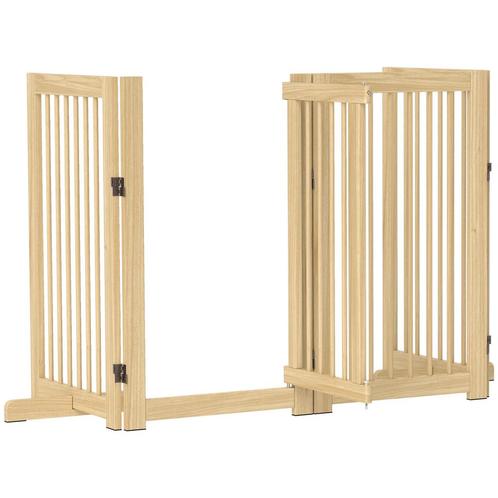 TRUUSK Afscheidingshek Hond 4-delig, 220 X 91 Cm Opvouwbaar, Dieren en Toebehoren, Honden-accessoires, Nieuw, Verzenden