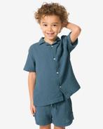 HEMA Kinderoverhemd mousseline blauw, Kinderen en Baby's, Verzenden, Nieuw