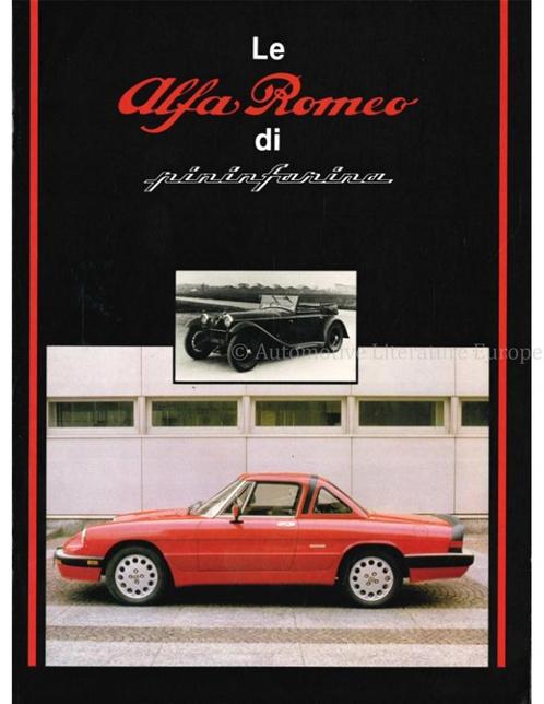 LE ALFA ROMEO DI PININFARINA, Boeken, Auto's | Boeken, Alfa Romeo