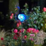 Solar Pauw - Tuinsteker - 92 cm (tuinverlichting), Tuin en Terras, Tuinbeelden, Verzenden, Nieuw