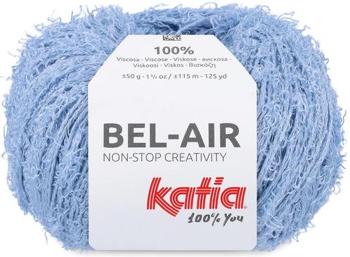 Katia Bel-Air - 57 hemelsblauw - Viscose Fantasiegaren, Hobby en Vrije tijd, Breien en Haken, Ophalen of Verzenden