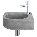 Fonteinset Differnz Cleo 31.5x31.5x10 cm Beton Donker Grijs, Ophalen of Verzenden, Nieuw, Chroom, Overige typen