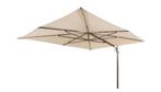4 Seasons Outdoor Finca parasol met wood look frame en, Ophalen of Verzenden, Nieuw