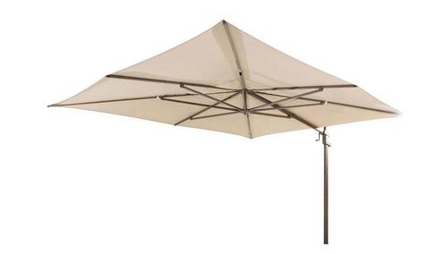 4 Seasons Outdoor Finca parasol met wood look frame en, Tuin en Terras, Tuinsets en Loungesets, Ophalen of Verzenden