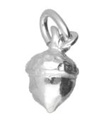 Zilveren Eikel ketting hanger - klein, Sieraden, Tassen en Uiterlijk, Verzenden, Nieuw