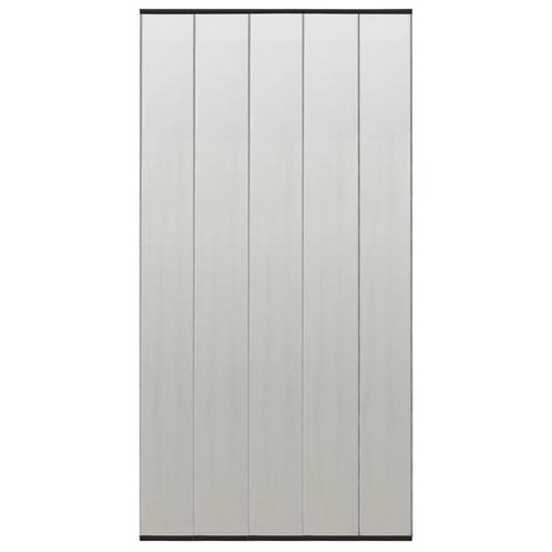 vidaXL Vliegengordijn 5-delig 120x240 cm mesh zwart, Huis en Inrichting, Stoffering | Gordijnen en Lamellen, Zwart, Nieuw, Verzenden