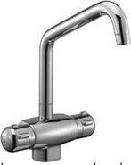 Huber Plus thermostatische keukenkraan chroom 12755HCR, Ophalen of Verzenden, Nieuw, Chroom, Kraan