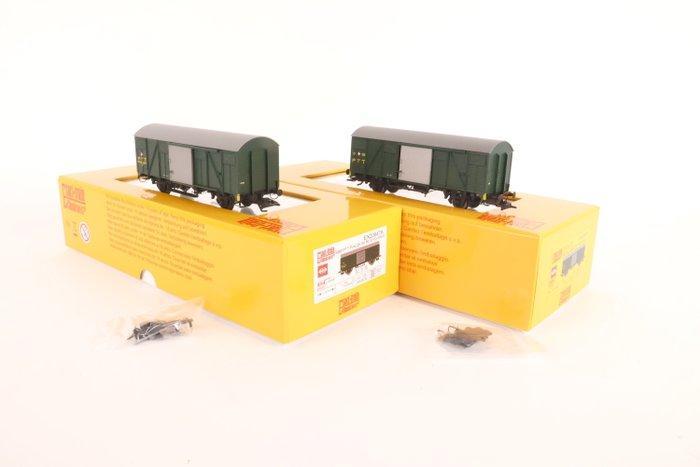 Exact-Train H0 - 20946B, 20947A - Modeltrein goederenwagon, Hobby en Vrije tijd, Modeltreinen | H0