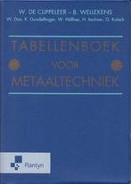 9789030142959 | Tabellenboek voor metaaltechniek, Nieuw, Verzenden