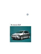 2003 VOLKSWAGEN GOLF BROCHURE NEDERLANDS, Boeken, Auto's | Folders en Tijdschriften, Nieuw, Volkswagen, Author
