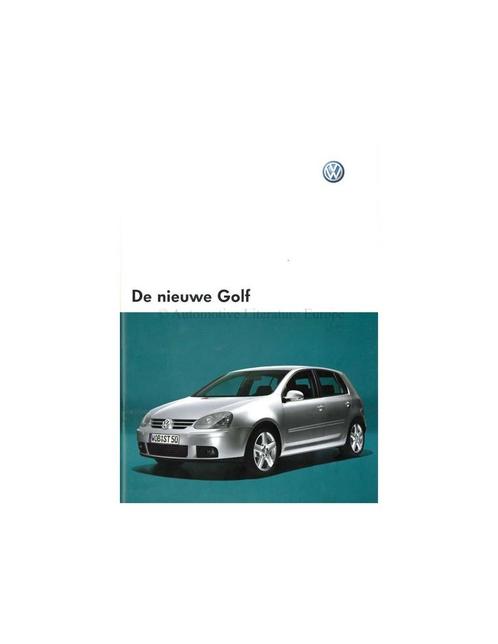 2003 VOLKSWAGEN GOLF BROCHURE NEDERLANDS, Boeken, Auto's | Folders en Tijdschriften, Volkswagen