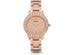 Fossil Jesse ES3020 - Dameshorloge 34 mm - Zilverkleurig met, Huis en Inrichting, Verzenden, Zo goed als nieuw