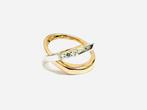 Ring - 18 karaat Roségoud, Witgoud - 0.35ct. tw. Diamant, Nieuw
