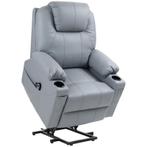 Fauteuil - Comfortabel Zitten - Sta-op Hulpmiddel - Bruin, Huis en Inrichting, Stoelen, Nieuw, Ophalen of Verzenden, Modern, Stof