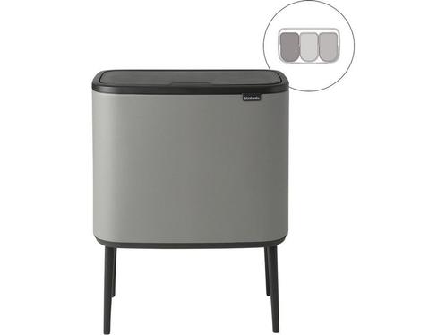 Brabantia Bo Touch Bin Prullenbak - 3 x 11 liter -, Huis en Inrichting, Woonaccessoires | Overige, Zo goed als nieuw, Verzenden
