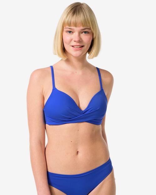 HEMA Dames 3-in-1 bikinitop blauw, Kleding | Dames, Overige Dameskleding, Nieuw, Verzenden