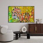 Timo Wedell (1994) - Wild Cat Like Basquiat - XXL, Antiek en Kunst, Kunst | Schilderijen | Modern