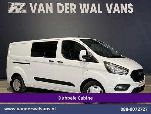 Ford Transit Custom | 2.0 TDCI 131pk Automaat L2H1 Dubbele, Auto's, Bestelauto's, Dealer onderhouden, Te koop, Automaat, Diesel