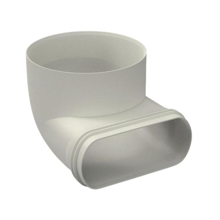 Renson EasyFlex - Lepelhoek - Ø125mm (ventielaansluiting), Doe-het-zelf en Verbouw, Ventilatie en Afzuiging, Nieuw, Verzenden