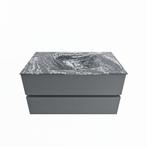 MONDIAZ VICA-DLUX 90cm badmeubel onderkast Plata 2 lades., Ophalen of Verzenden, Nieuw, Bad