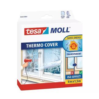 Raamfolie | Tesa | 4 x 1.5 meter (Thermo cover, Transparant), Doe-het-zelf en Verbouw, Isolatie en Afdichting, Nieuw, Verzenden