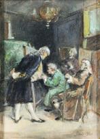 Hollandse School (XX) NaarDavid Bles (1821-1899) - The, Antiek en Kunst, Kunst | Schilderijen | Klassiek