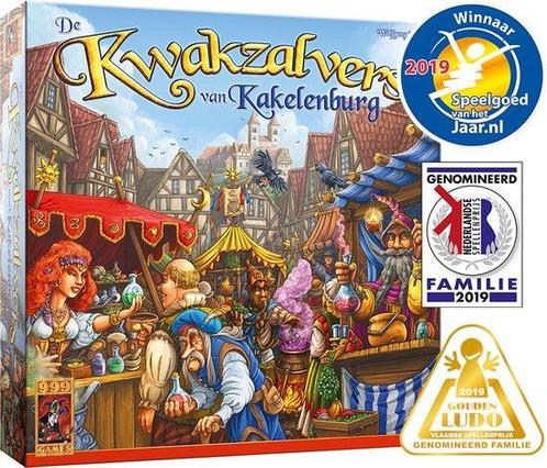 SHOWMODEL 999 Games - De Kwakzalvers van Kakelenburg - Bords, Hobby en Vrije tijd, Gezelschapsspellen | Bordspellen, Nieuw, Verzenden