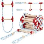 Sterke touwladder 2 meter - max. 250 kg - veilig en duurz..., Doe-het-zelf en Verbouw, Ladders en Trappen, Ophalen of Verzenden