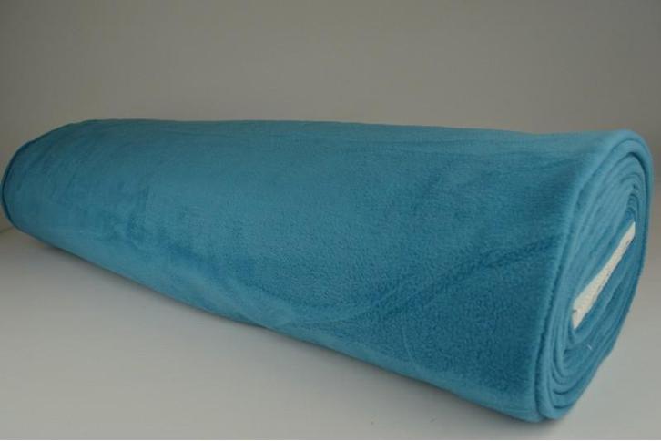 Petrol fleece stof - Rol van 10 meter - Snelle verzending, Hobby en Vrije tijd, Stoffen en Lappen, 120 cm of meer, 200 cm of meer