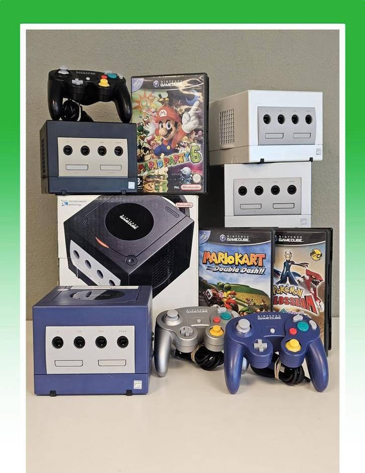 Gamecube Console Controller en Memory Card, snel in huis!, Spelcomputers en Games, Spelcomputers | Nintendo GameCube, Refurbished