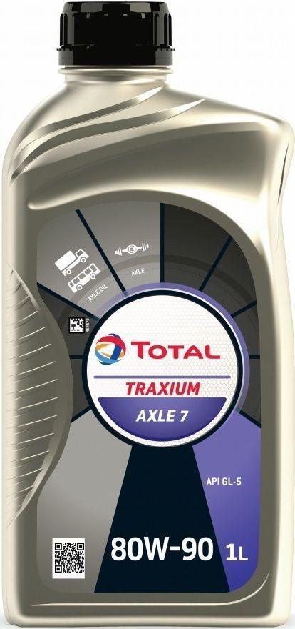 Total Traxium Axle 7 80W90 1 Liter, Auto diversen, Onderhoudsmiddelen, Ophalen of Verzenden