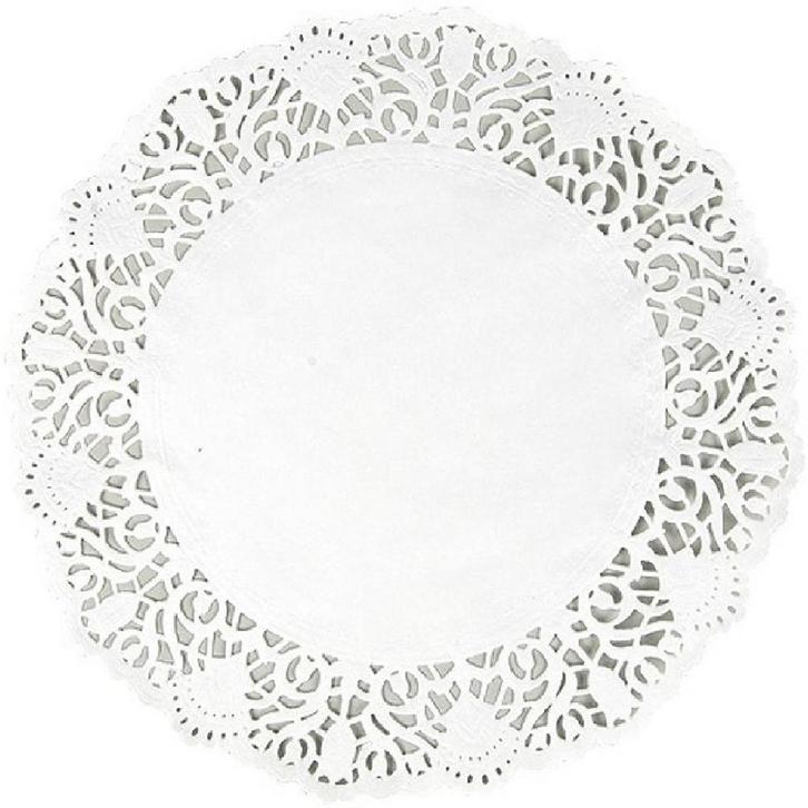 Taartrand Ø10cm Wit 250 stuks, Hobby en Vrije tijd, Taarten en Cupcakes maken, Nieuw, Verzenden