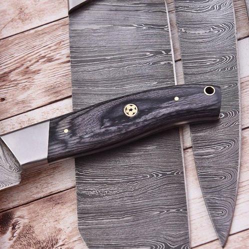 Keukenmes - Chefs knife - Dollar hout en handgemaakt, Antiek en Kunst, Antiek | Keukenbenodigdheden