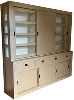 Buffetkast vanille Nunspeet 240cm dichte middendeur, Huis en Inrichting, Ophalen of Verzenden, Nieuw