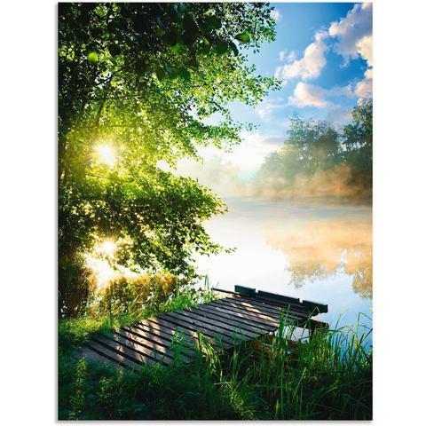 Artland Artprint Stijger in de ochtend als artprint van, Huis en Inrichting, Woonaccessoires | Schilderijen, Tekeningen en Foto's