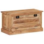 Acaciahouten Schoenenbank 85cm | Retourdeal | 40%, Ophalen of Verzenden, Nieuw, Retrostijl
