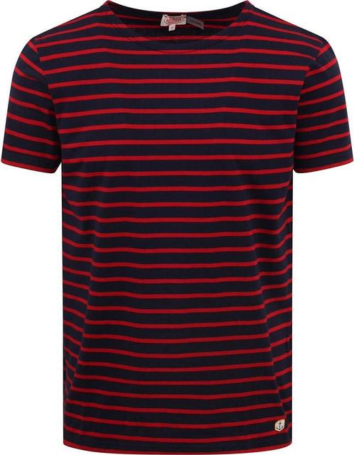 Armor-Lux Hoëdic T-Shirt Strepen Navy Rood maat L Heren, Kleding | Heren, T-shirts, Blauw, Nieuw, Maat 52/54 (L), Verzenden