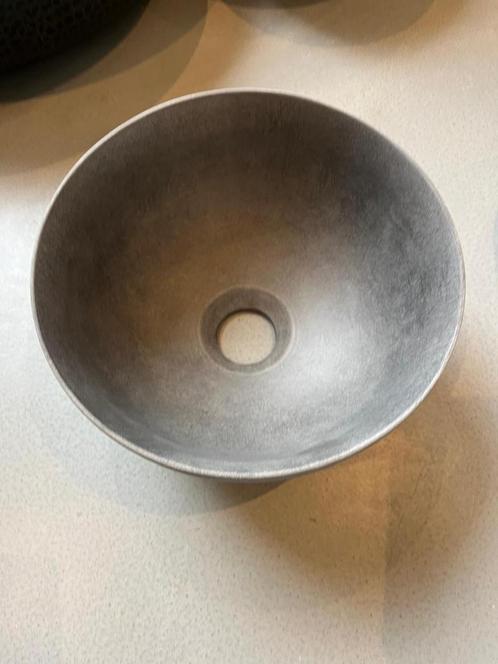 Loox fonteinwaskom Ø23 cm – antraciet, compact & stijlvol, Huis en Inrichting, Badkamer | Badkamermeubels, Nieuw