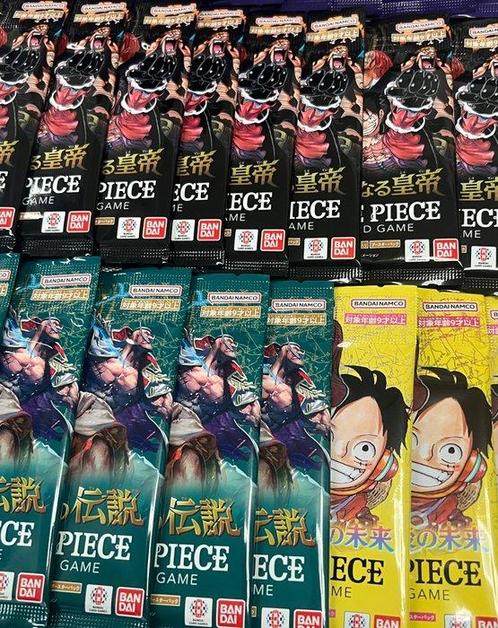 ONE PIECE - 50 Booster pack - One Piece - OP 07/08/09/10/11, Hobby en Vrije tijd, Verzamelkaartspellen | Overige